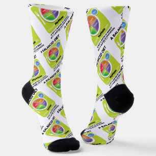 Chaussette Alimentation Équilibrée Pas Un Poids De Matière, M