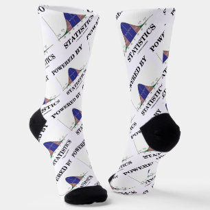 Chaussette Alimenté Par Statistiques Bell Courbe Stats Humour