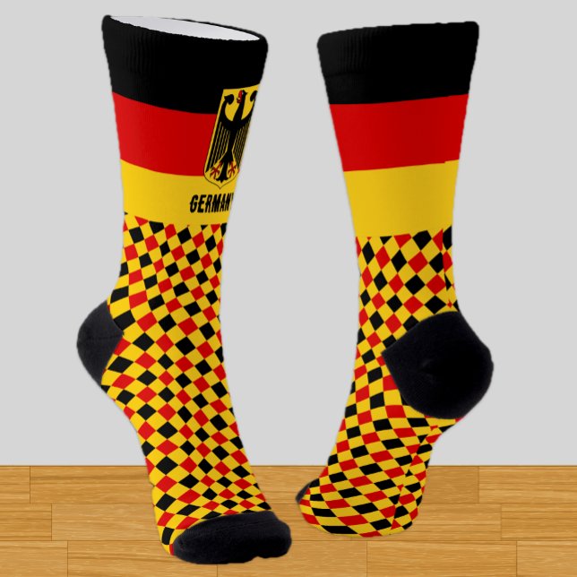Chaussette Allemagne Chaussettes, drapeau allemand mode / spo (Créateur téléchargé)