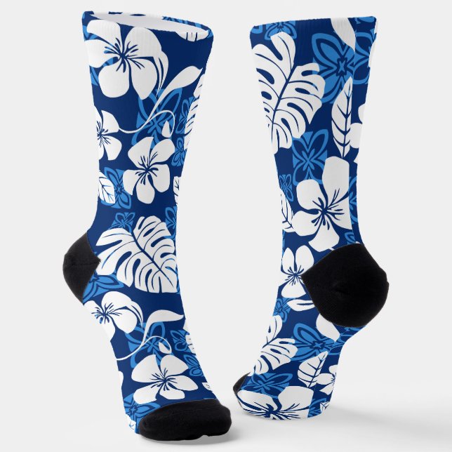 CHAUSSETTE ALOHA VENDREDI (BLEU) (Angulaire)