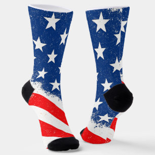 Chaussette American Flag Shirt USA Patriotique Star Stripes