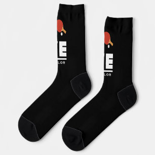Chaussette Amour Et Live Table Tennis Sports Ventilateur Pers