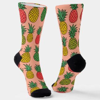 Chaussette Ananas couleur pop