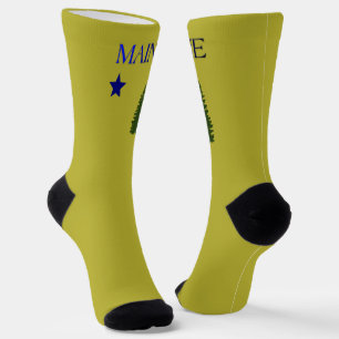 Chaussette Ancien drapeau du Maine (1901)