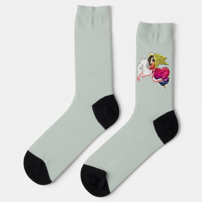 Chaussette Ange de paix et d'harmonie (Gauche)
