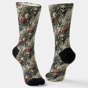 Chaussette Appel à la Night Gallery - Tapisserie gothique