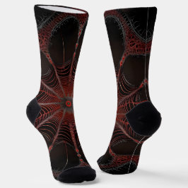Chaussette Araignée de Redback Fractal Art,