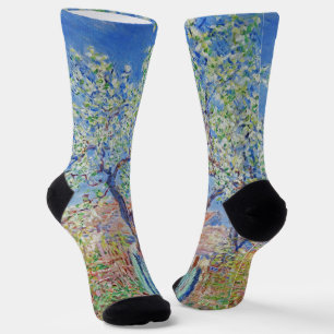Chaussette Arbre à poires en fleurs - Claude Monet