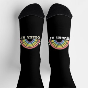 Chaussette Arc-en-ciel LGBTQ gai lesbienne trans bisexuel que