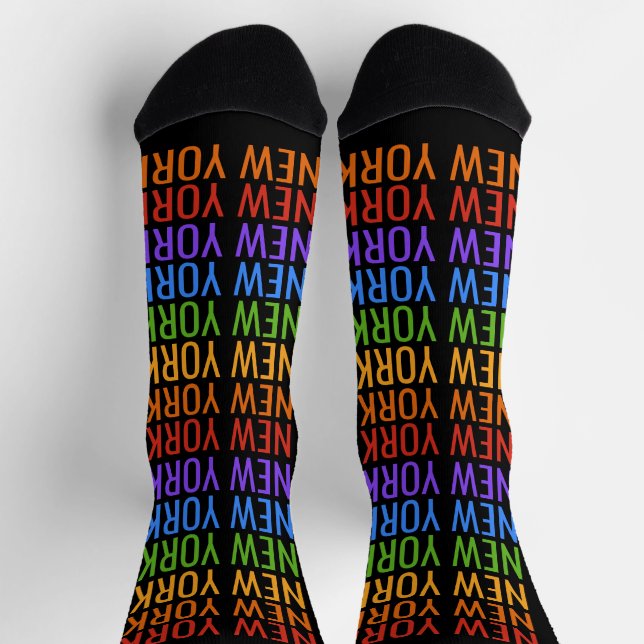 Chaussette Arc-en-ciel NEW YORK (Haut)