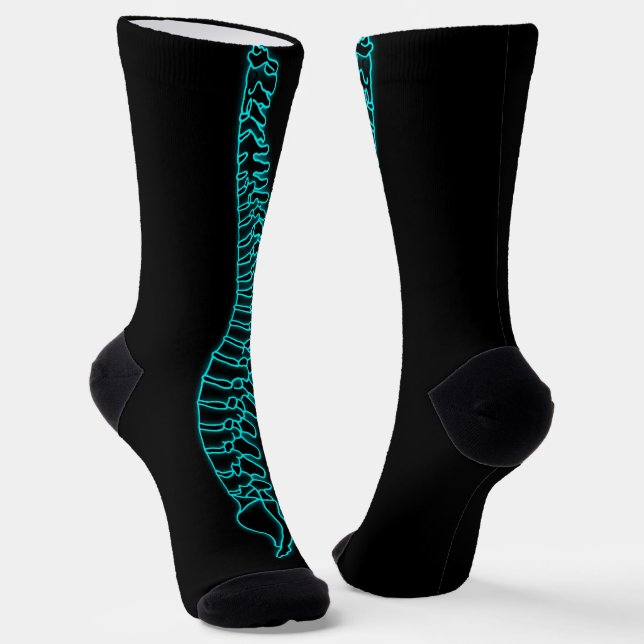 Chaussette Arête de la colonne vertébrale Chiropraticien Chir (Angulaire)