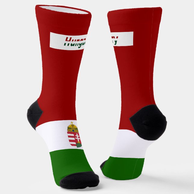 Chaussette Armoiries de la Hongrie (Angulaire)