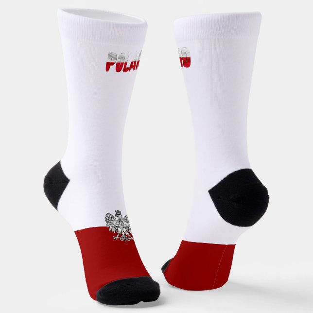 Chaussette Armoiries de la Pologne (Angulaire)