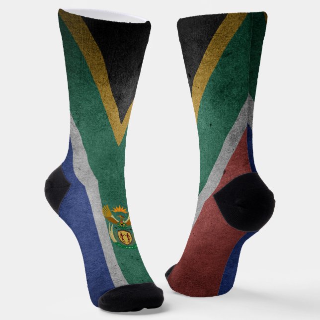 Chaussette Armoiries de l'Afrique du Sud (Angulaire)