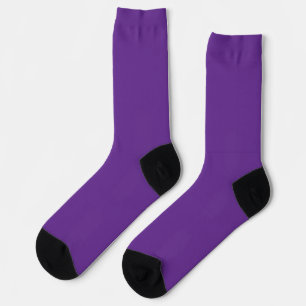 Chaussette arrière - plan violet avec bordure blanche