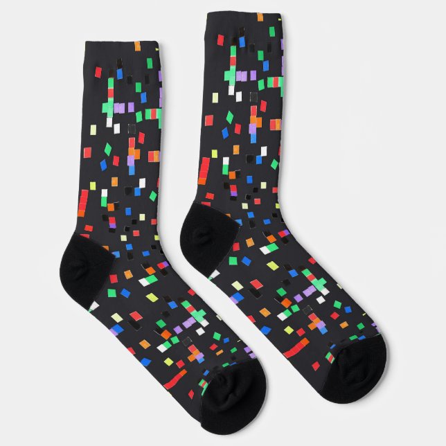 Chaussette Art Abstrait par les enfants (Droite)