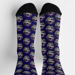 Chaussette Astronaut DJ Cute Space Music design