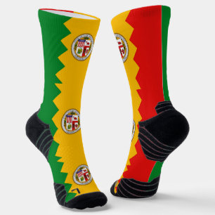 Chaussette Athletic Crew Sock avec drapeau de Los Angeles, Ét