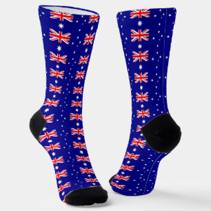 Chaussette Australie Chaussettes, mode patriotique drapeau au