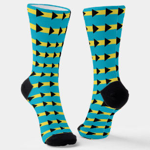 Chaussette Bahamas Chaussettes, patriotique Bahamas Drapeau m