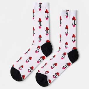 Chaussette Baiser mathématiques Symbole 14 Bonne marche Numér