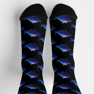 Chaussette Baleine Crystal Crest - Impression de baleines de 