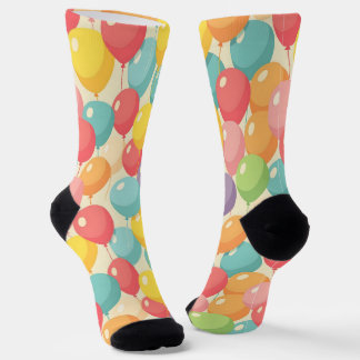 Chaussette Ballons de fête de différentes couleurs
