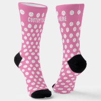 Ballons de Pickleball Motif rose blanc