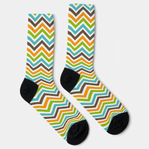 Chaussette Bande colorée Chevron