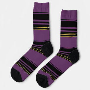 Chaussette Bandes violettes mignonnes