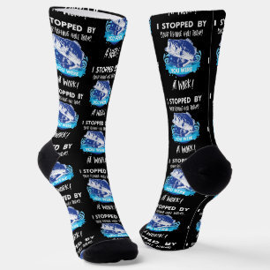 Chaussette Basse à grande bouche Pêche Homme's Funny Sports C