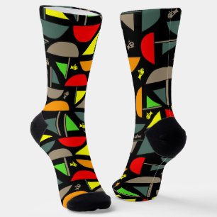 Chaussette Bateaux et poissons