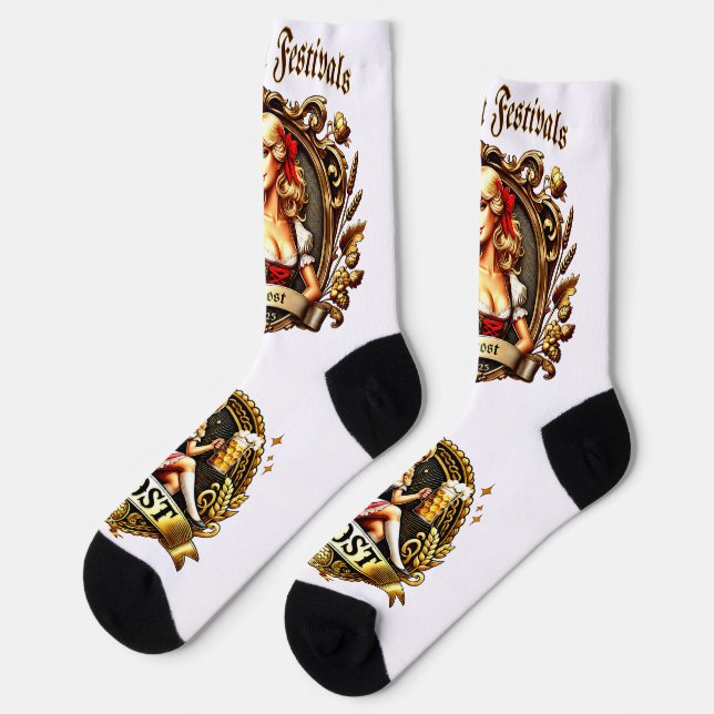 Chaussette Bavarian Festivals - Prost - Kirchweih 2025 (Gauche)