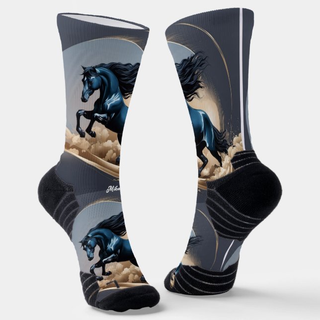 Chaussette Beau étalon noir (Angulaire)