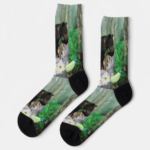 Chaussette Bébé Ours Brun, Chaussettes d'équipage