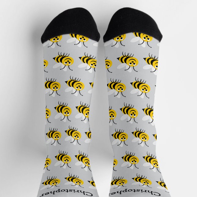 Chaussette Bee Design Personalised (Haut)