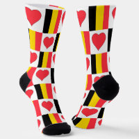 Belgique Drapeau Coeur Motif Fun Belgian Pride