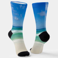 Belle plage Cool Blue Ocean Waves Photographie
