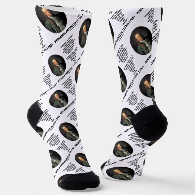 Chaussette Ben Franklin Argent Prolifique Générer La Quantité (Angulaire)