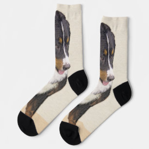 Chaussette Bernese Mountain Dog 2 Peinture - Joli Original Do