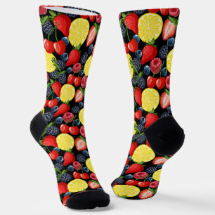 Chaussette Berries et agrumes