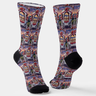 Chaussette Bichon Frise Saint-Valentin