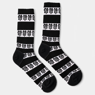 CHAUSSETTE BLANCHE ET NOIRE BLANCHE MODERNE MEILLEUR MOM