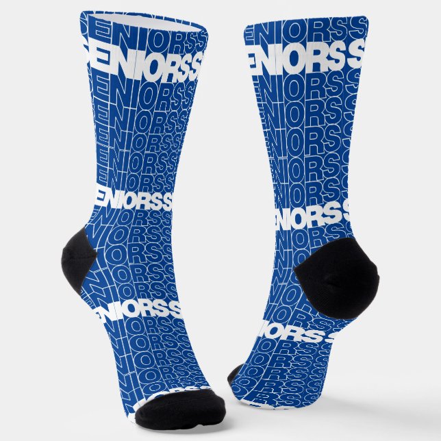 Chaussette Bleu Aînés Aînés Chaussettes Aînés (Angulaire)