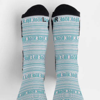 Chaussette Blue Live Love Life