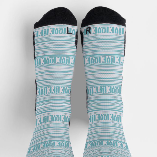 Chaussette Blue Live Love Life (Haut)
