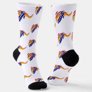 CHAUSSETTE BMX / MOTOCROSS PATRIOTIQUE USA
