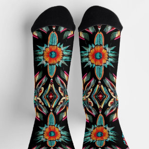 Chaussette Bohemain amérindien