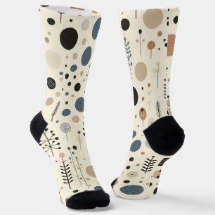 Chaussette Bois Abstrait