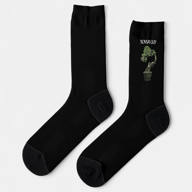 Chaussette Bonsai guy drôle de citation pour amateurs de bons (Gauche)